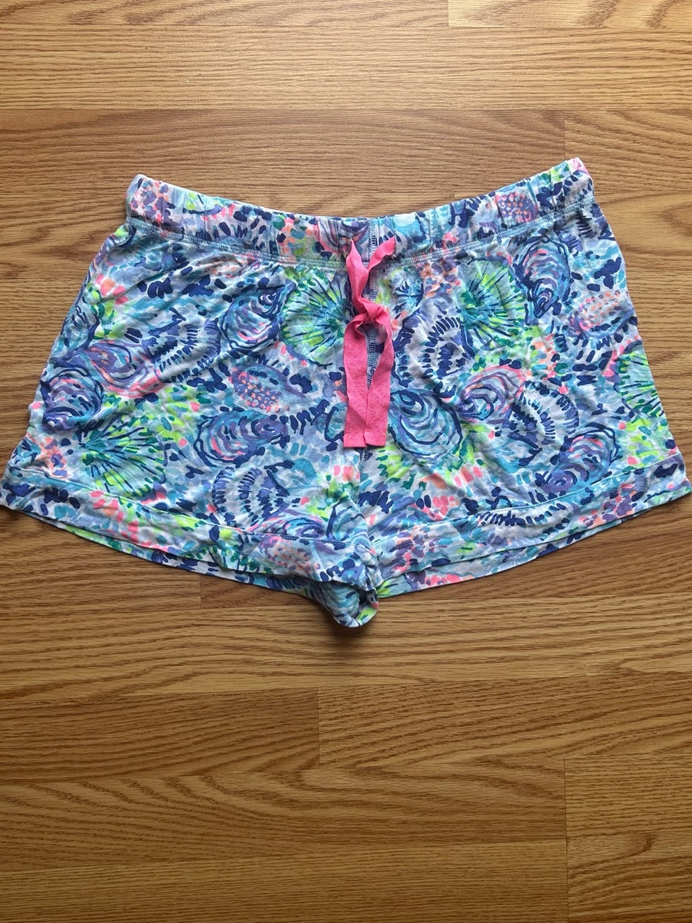 Lilly Pulitzer Pajama Shorts Cotton Size Medium Colorful